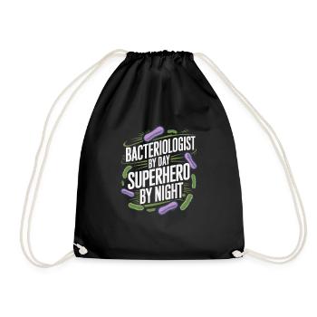 Bactériologiste - Sac de sport léger - noir - Devant