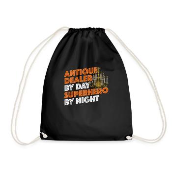 Antique dealer - Drawstring Bag - black - Front