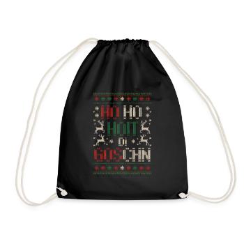 Ho Ho Hoit Di Goschn Noël - Sac de sport léger - noir - Devant