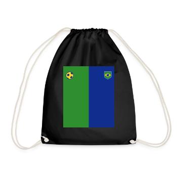 Brasilien Brazil shirt Brasilianer Rio de Janeirao - Turnbeutel - Schwarz - Vorne
