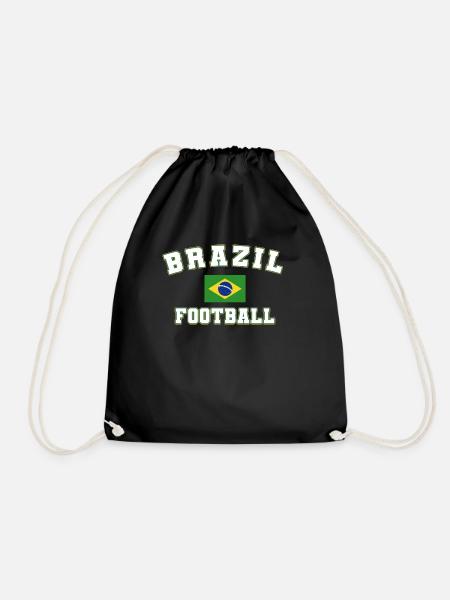 Brasilien Brazil shirt Brasilianer Rio de Janeirao - Turnbeutel - Schwarz