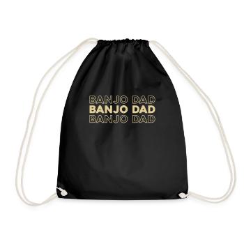 Banjo - Drawstring Bag - black - Front