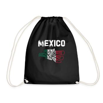 Mexique Mexique Cadeau mexicain Flag Football - Sac de sport léger - noir - Devant