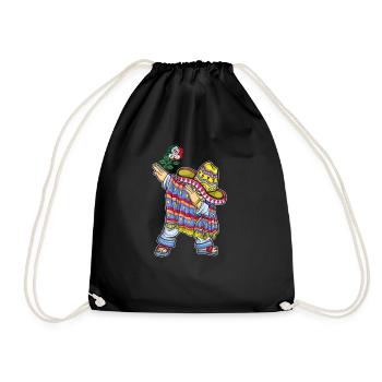 Mexique Mexique Cadeau mexicain Flag Football - Sac de sport léger - noir - Devant