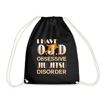 Obsessive Jiu Jitsu Disorder - Drawstring Bag - black - Front