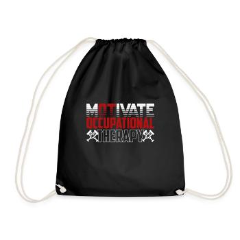 Motivate Occupational Therapy - Drawstring Bag - black - Front