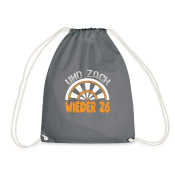 Fléchettes et Zack Again 26 fléchettes - Sac de sport léger - gris - Devant