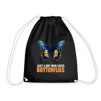 papillon papillons papillon papillon - Sac de sport léger - noir - Devant
