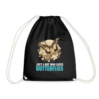 papillon papillons papillon papillon - Sac de sport léger - noir - Devant