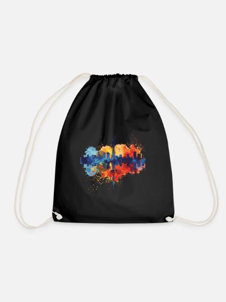 Hofu - Drawstring Bag - black
