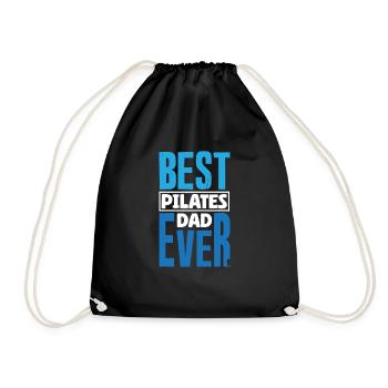 Meilleur papa Pilates de tous les temps - Sac de sport léger - noir - Devant