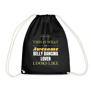 Voici à quoi ressemble un amateur de danse orientale génial - Sac de sport léger - noir - Devant
