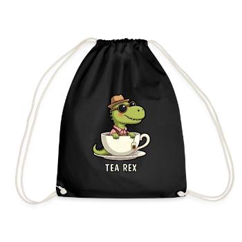Tea Rex TRex Lederhose - Turnbeutel - Schwarz - Vorne
