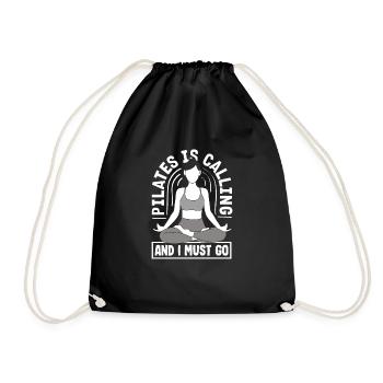 Le Pilates m’appelle et je dois y aller - Sac de sport léger - noir - Devant