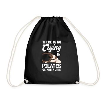 Pas de pleurs pendant le Pilates - Sac de sport léger - noir - Devant