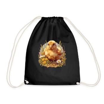 Rooster Roosters Rooster - Drawstring Bag - black - Front
