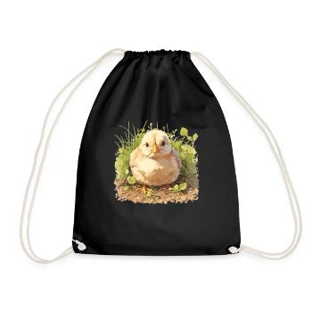 Rooster Roosters Rooster - Drawstring Bag - black - Front