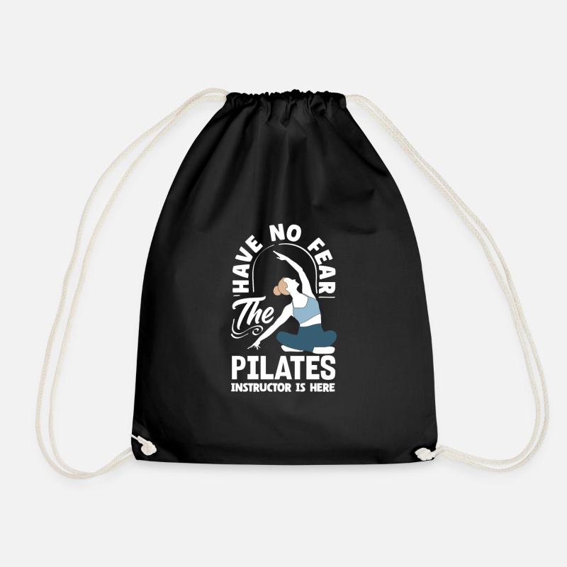 Keine Angst Der Pilates Trainer Kommt - Turnbeutel - Schwarz