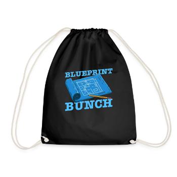 Architect Architecture Team - Drawstring Bag - black - Front