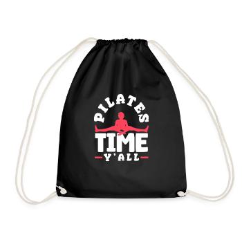 Découvrez le Pilates du temps pour vous maintenant - Sac de sport léger - noir - Devant