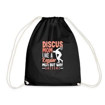 Lancer du disque Athlète Cadeau d’athlète - Sac de sport léger - noir - Devant