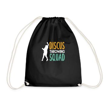 Lancer du disque Athlète Cadeau d’athlète - Sac de sport léger - noir - Devant