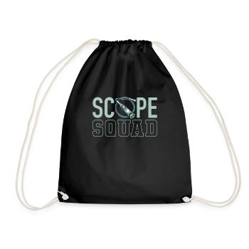 Endoscopy Technician Kader - Drawstring Bag - black - Front