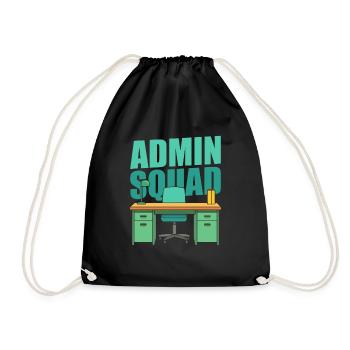 Administrator Kader - Turnbeutel - Schwarz - Vorne