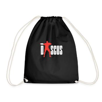 Lancer du disque Athlète Cadeau d’athlète - Sac de sport léger - noir - Devant