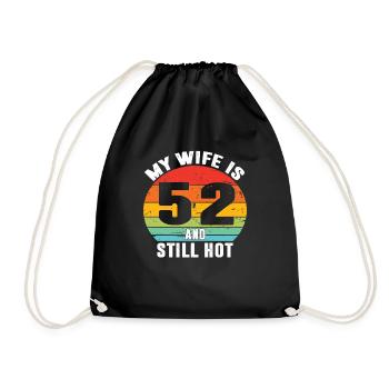 Ma femme a 52 ans et est toujours chaude, j’adore ma jolie femme - Sac de sport léger - noir - Devant