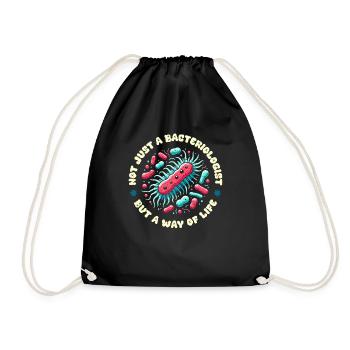 Bactériologiste - Sac de sport léger - noir - Devant