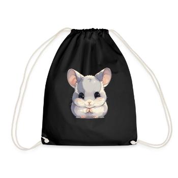Chinchillas Chinchilla - Sac de sport léger - noir - Devant