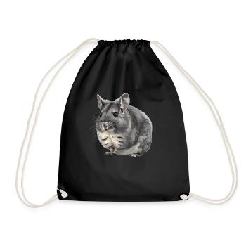 Chinchillas Chinchilla - Sac de sport léger - noir - Devant