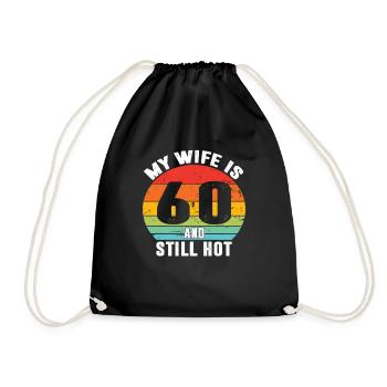 Ma femme a 60 ans et est toujours chaude, j’adore ma jolie femme - Sac de sport léger - noir - Devant