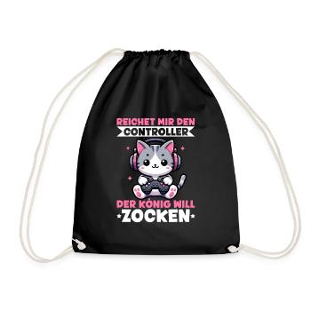 Il me tend la manette que le roi veut jouer - Sac de sport léger - noir - Devant
