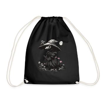 Plague Doctor Kawaii Pastel Gothic - Turnbeutel - Schwarz - Vorne