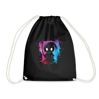 Kawaii Reaper Pastel Goth Cute Anime - Turnbeutel - Schwarz - Vorne