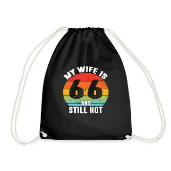 Ma femme a 66 ans et est toujours chaude, j’adore ma jolie femme - Sac de sport léger - noir - Devant