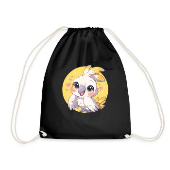 Cockatoo Cockatoos Cockatoo - Drawstring Bag - black - Front