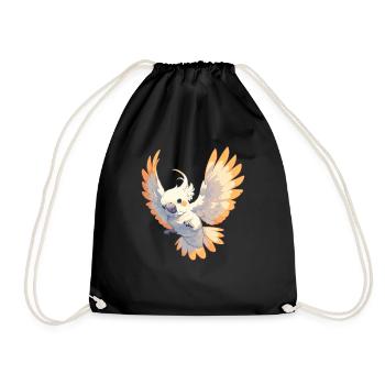 Cockatoo Cockatoos Cockatoo - Drawstring Bag - black - Front