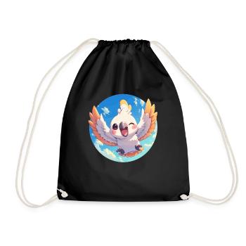 Cockatoo Cockatoos Cockatoo - Drawstring Bag - black - Front