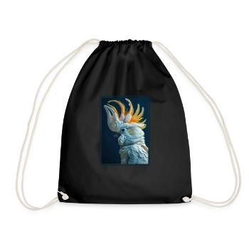 Cockatoo Cockatoos Cockatoo - Drawstring Bag - black - Front