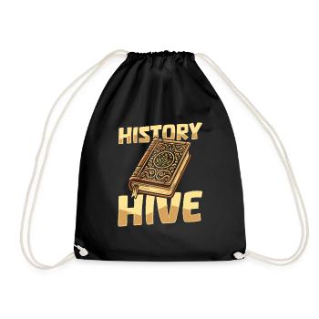 Équipe d’historiens - Sac de sport léger - noir - Devant