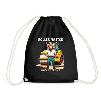 ROLLER MASTER BULLS STRONG - Drawstring Bag - black - Front