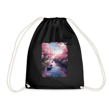 Japon - Sac de sport léger - noir - Devant