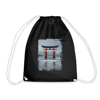 Japon - Sac de sport léger - noir - Devant