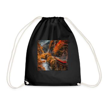 Japon - Sac de sport léger - noir - Devant