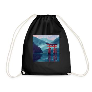 Japon - Sac de sport léger - noir - Devant