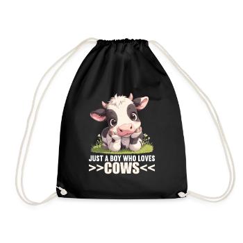 Vaches Vache - Sac de sport léger - noir - Devant