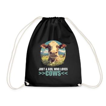 Vaches Vache - Sac de sport léger - noir - Devant